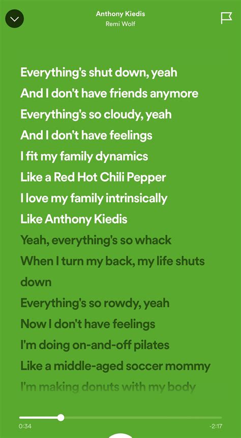 anthony kiedis lyrics|Remi Wolf – Anthony Kiedis Lyrics .